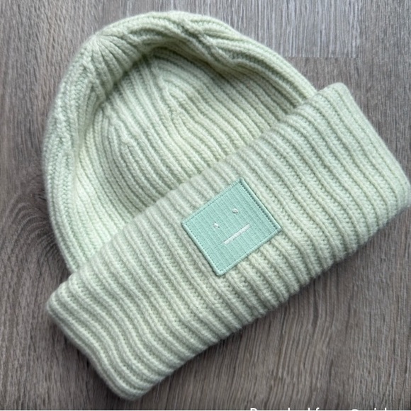 Acne Mint Ribbed Knit Hat - Picture 2 of 3